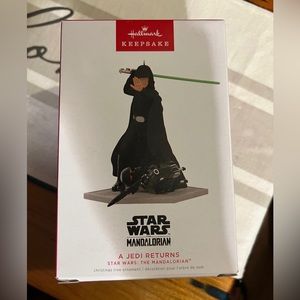 Hallmark Ornament, 2022, Star Wars, The Mandalorian, A Jedi Returns, NIB
